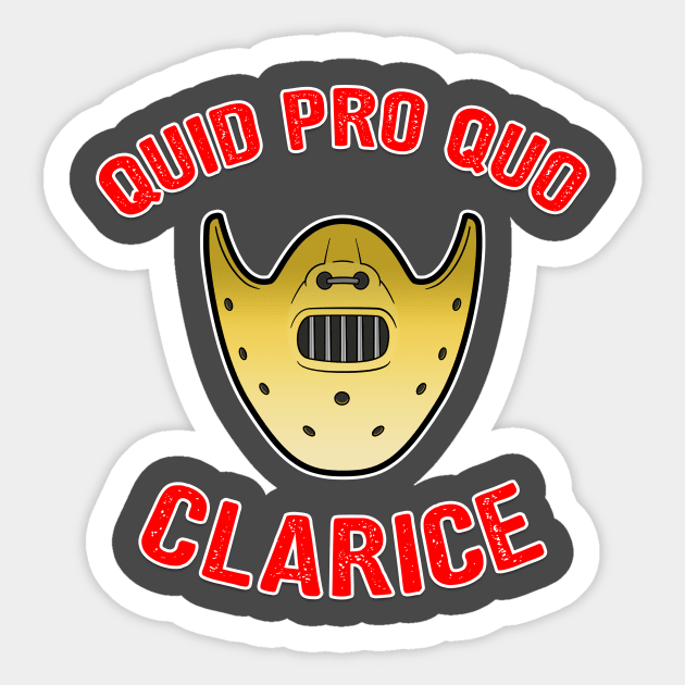 Quid Pro Quo Clarice Sticker by Monster Doodle